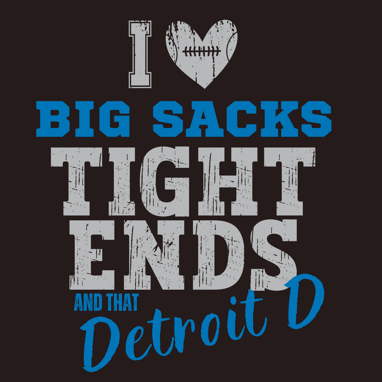 I Love Big Sacks Hoodie