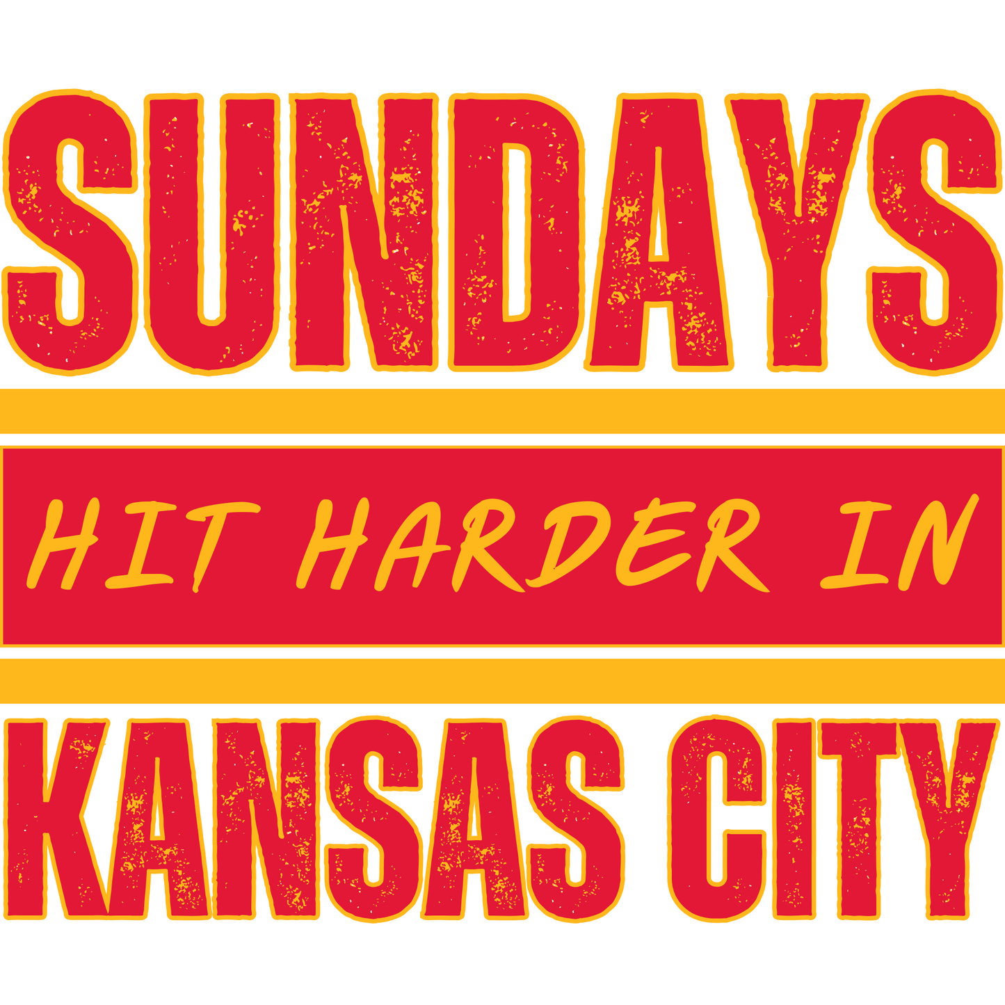 Sundays Hit Harder Long Sleeve Tee