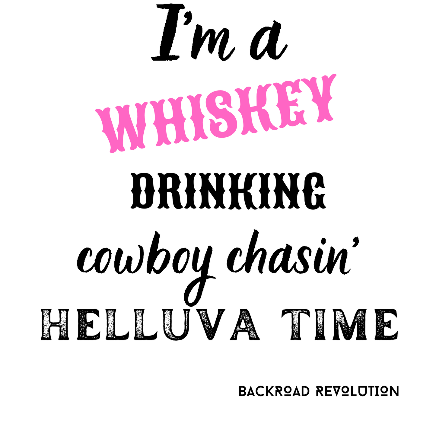 Helluva Time Racerback Tank - Pink