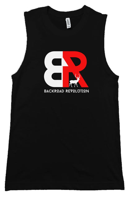 Backroad Revolution Logo Muscle Tank