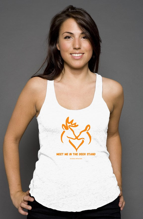 Meet Me in the Deer Stand Racerback Tank