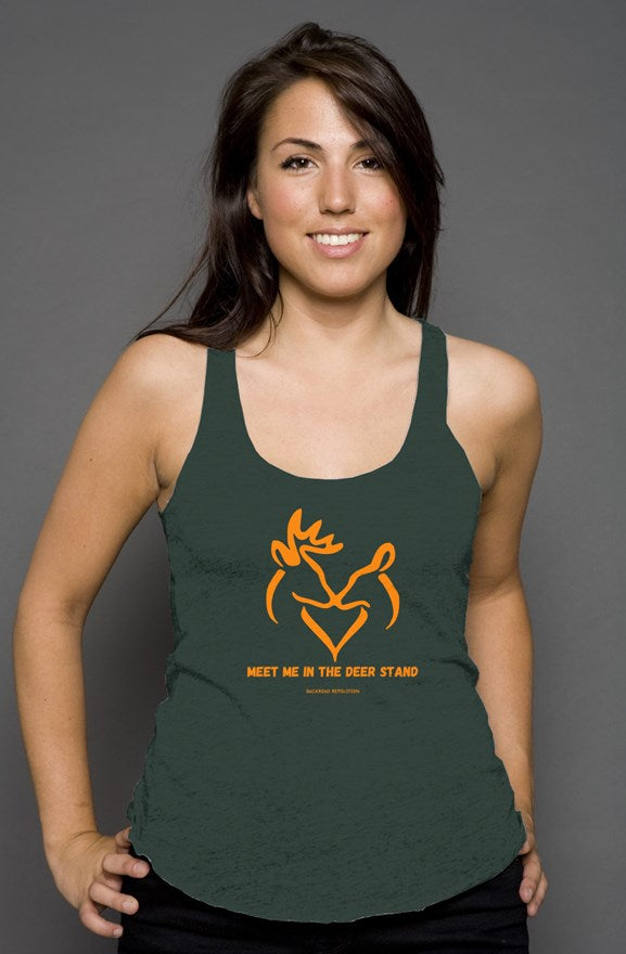 Meet Me in the Deer Stand Racerback Tank