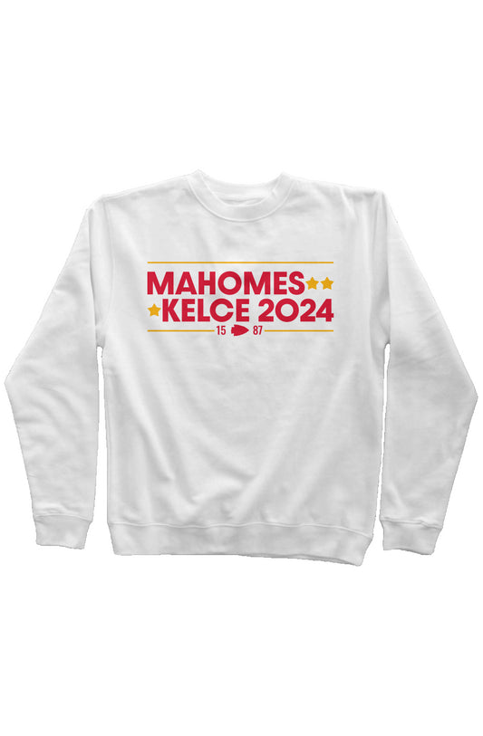 Mahomes - Kelce 2024 Crew Neck Sweatshirt - White