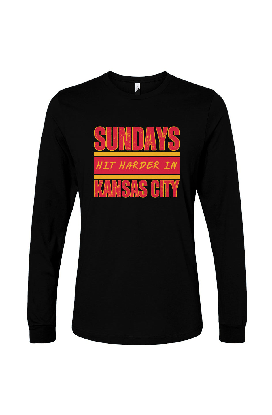 Sundays Hit Harder Long Sleeve Tee