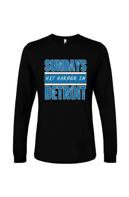 Sundays Hit Harder Long Sleeve Tee