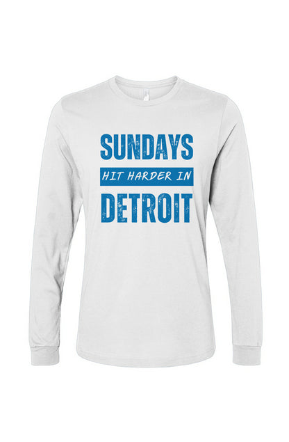 Sundays Hit Harder Long Sleeve Tee