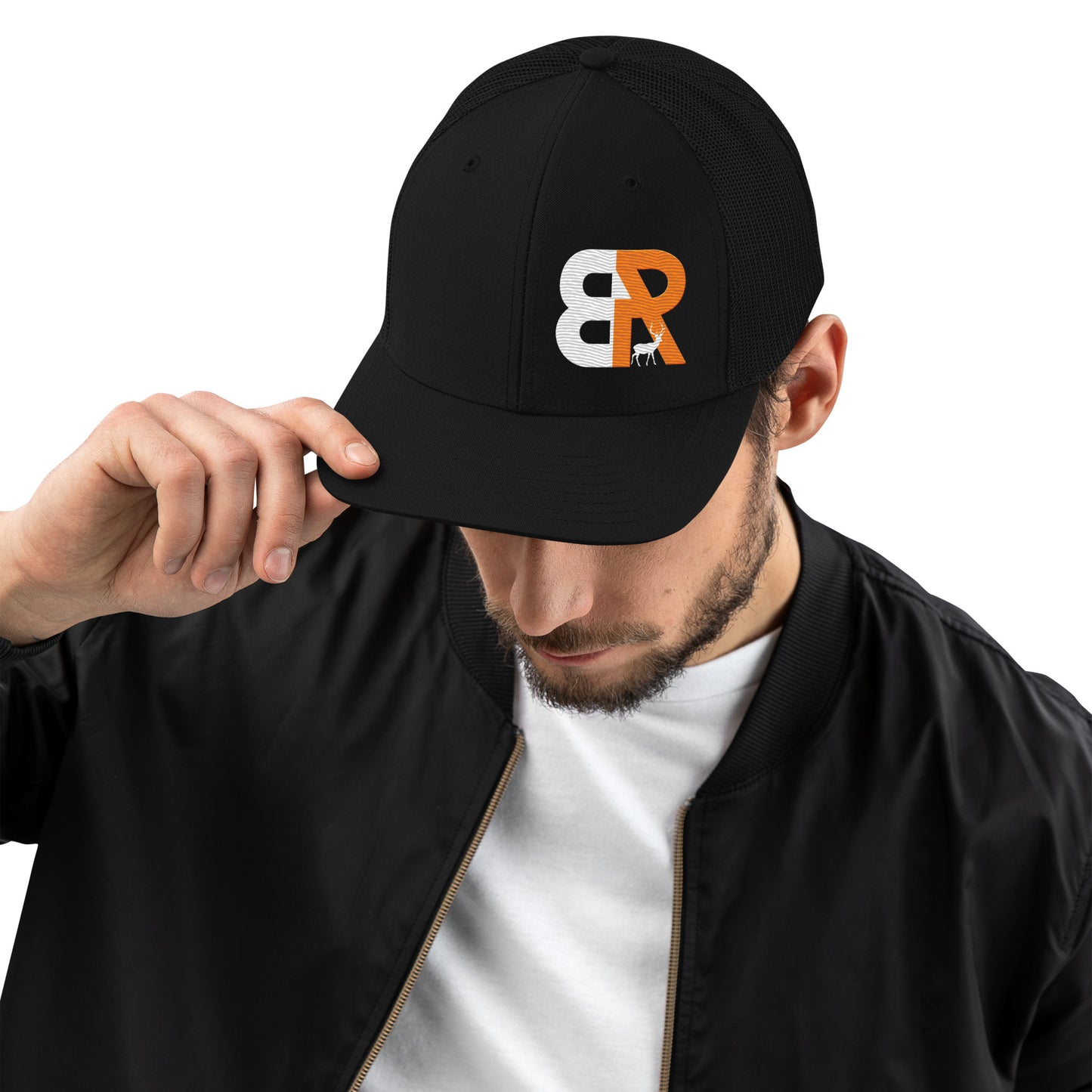 Backroad Revolution Hunter Orange Logo Snapback